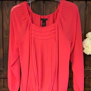 Never worn, lovely pink square neck top!